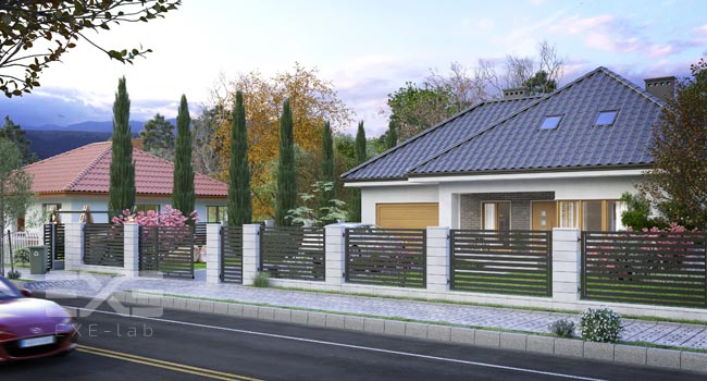 Exterior product visualization